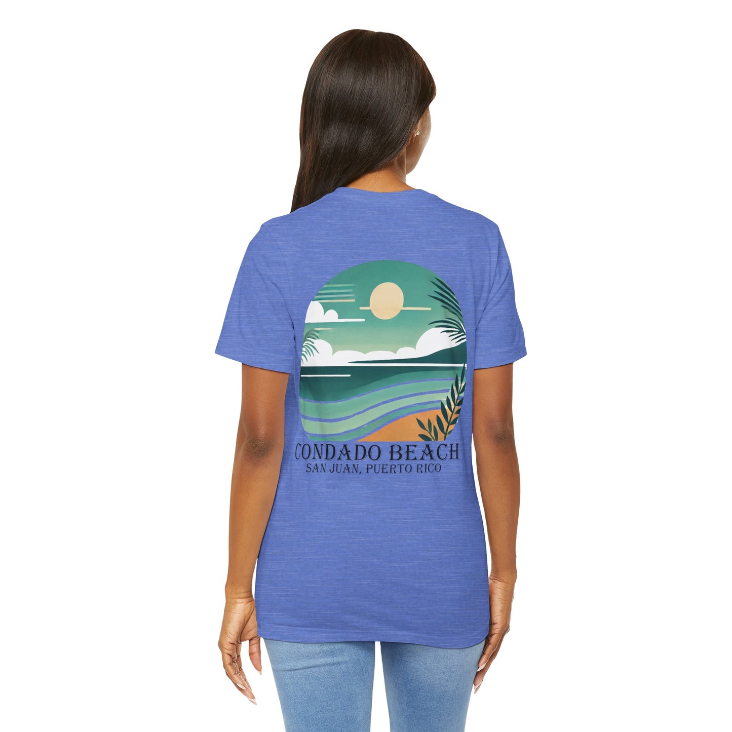 Coastal Vibes Condado Beach Unisex Jersey Short Sleeve Tee