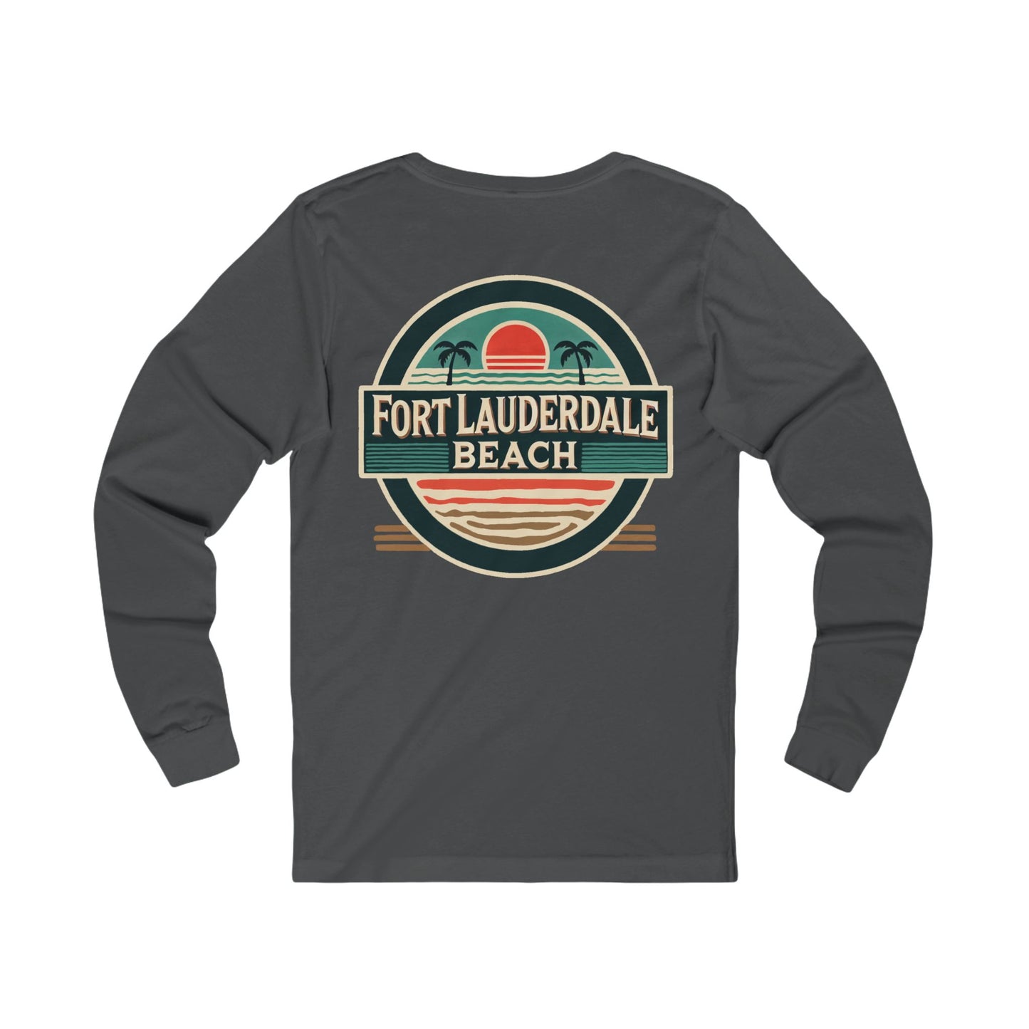 Vintage Fort Lauderdale Unisex Jersey Long Sleeve Tee