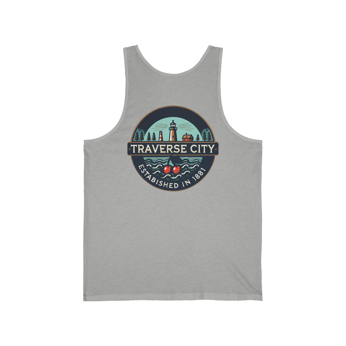 Vintage Traverse City Unisex Jersey Tank