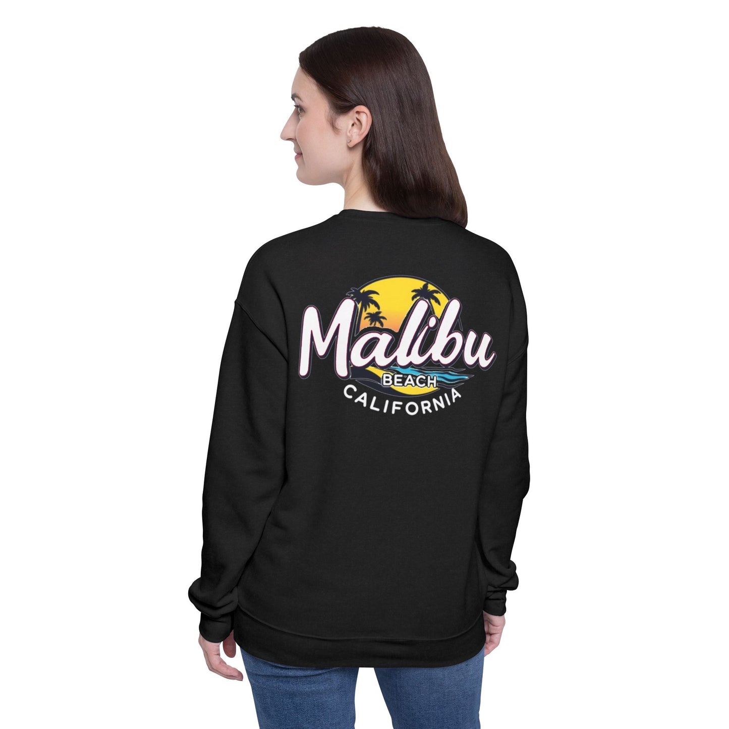 Retro Malibu Unisex Drop Shoulder Sweatshirt