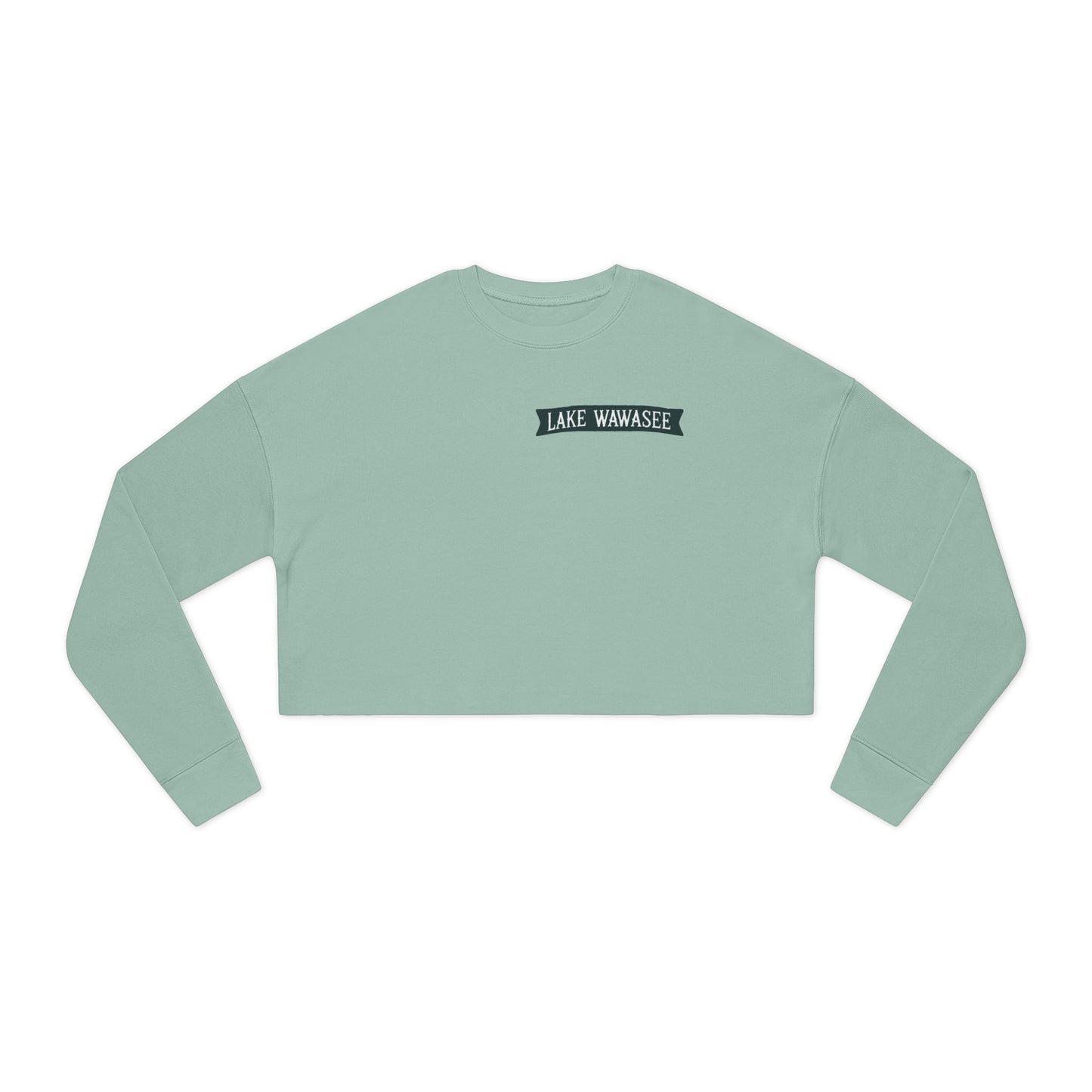 Vintage Lake Wawasee Women's Cropped Sweatshirt