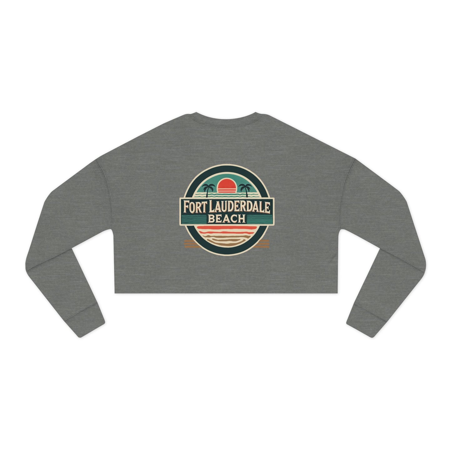 Vintage Fort Lauderdale Women's Cropped Sweatshirt