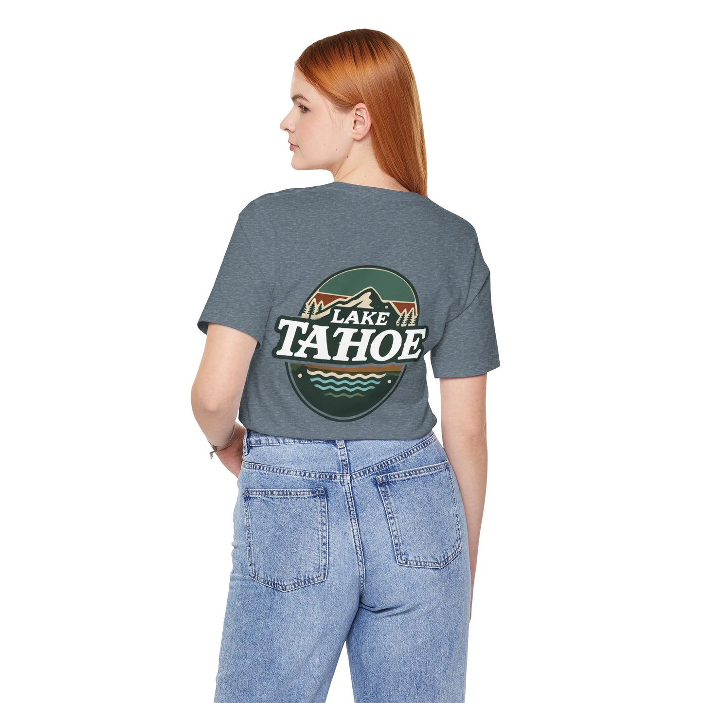 Vintage Lake Tahoe Unisex Jersey Short Sleeve Tee