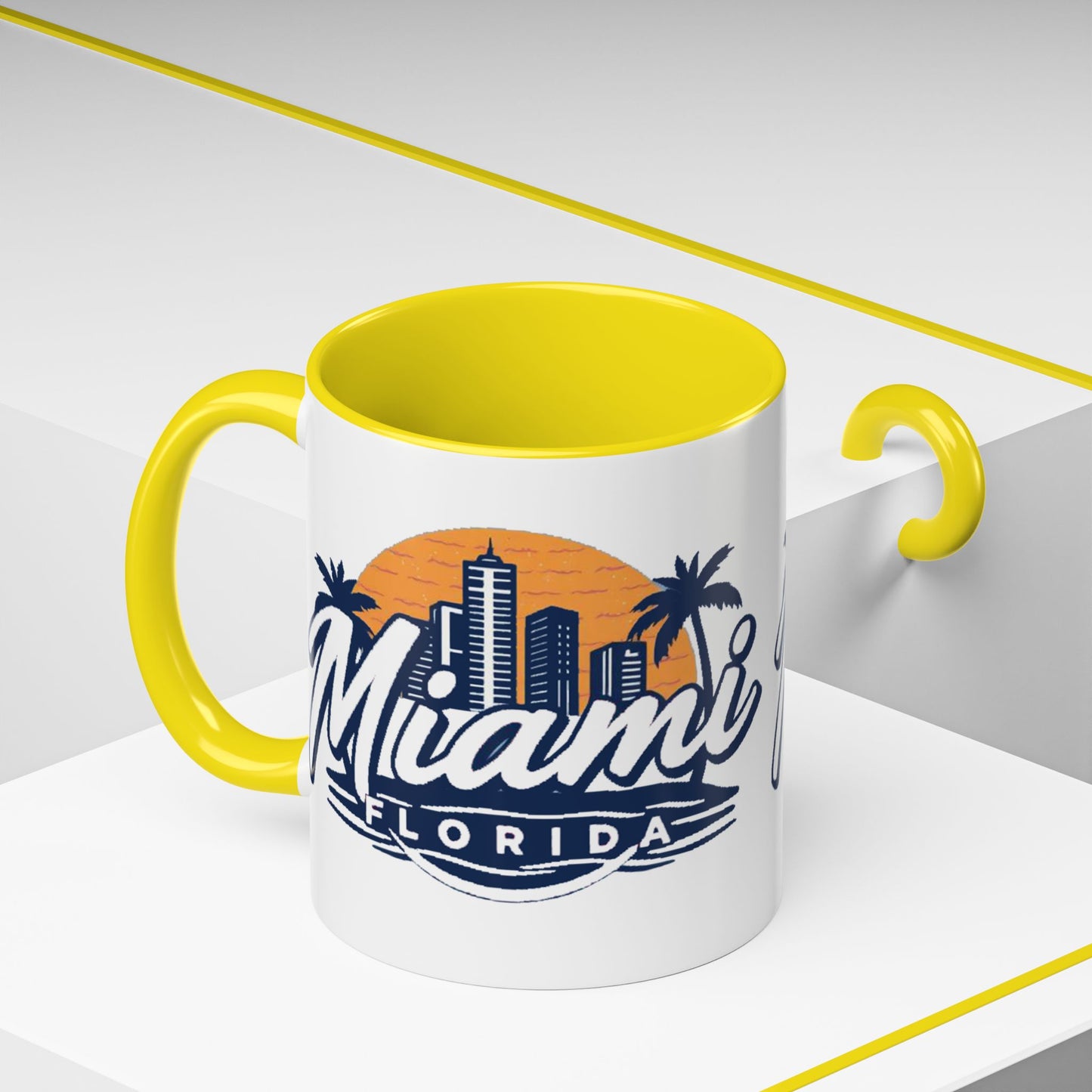 Retro Miami Accent Coffee Mug