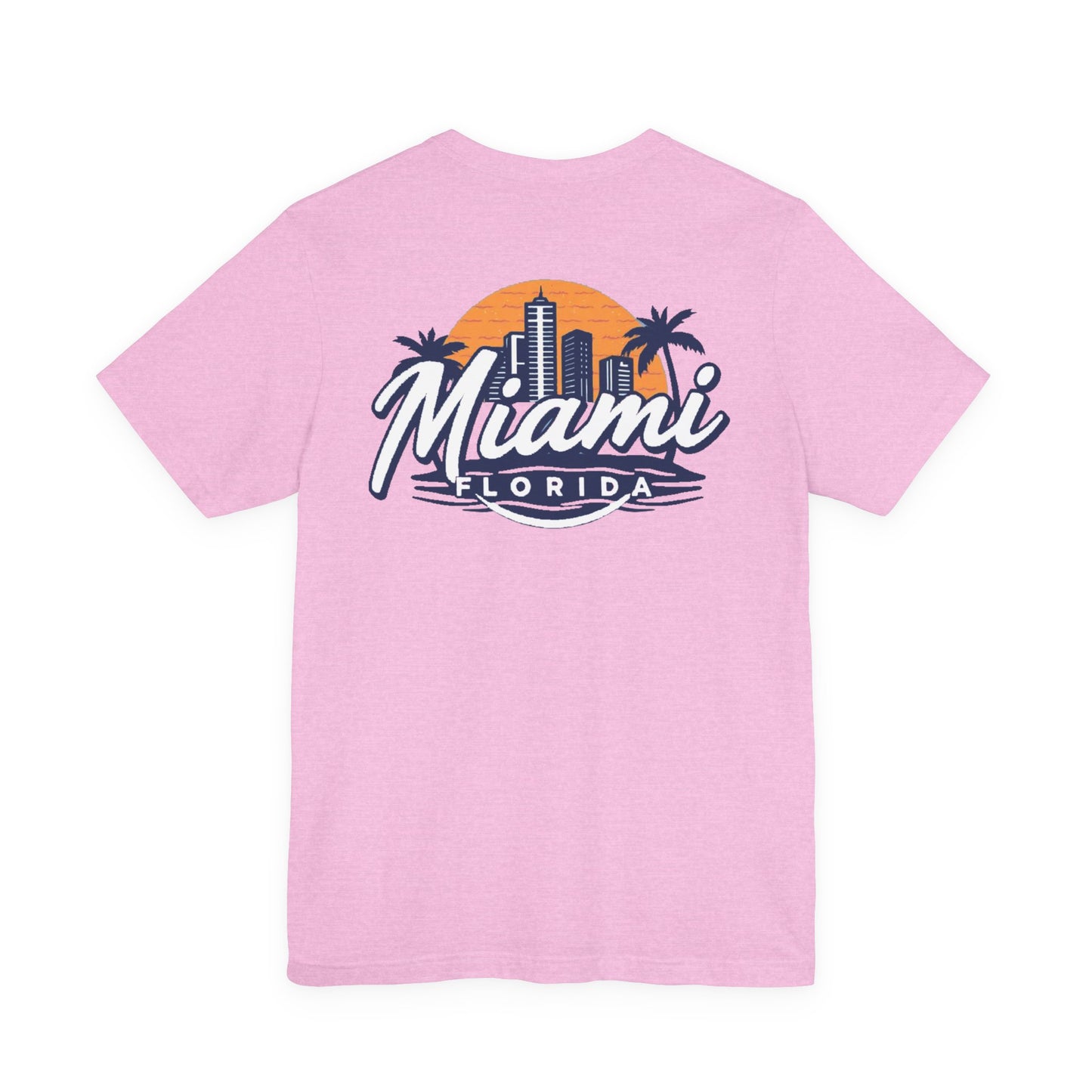 Retro Miami Unisex Jersey Short Sleeve Tee