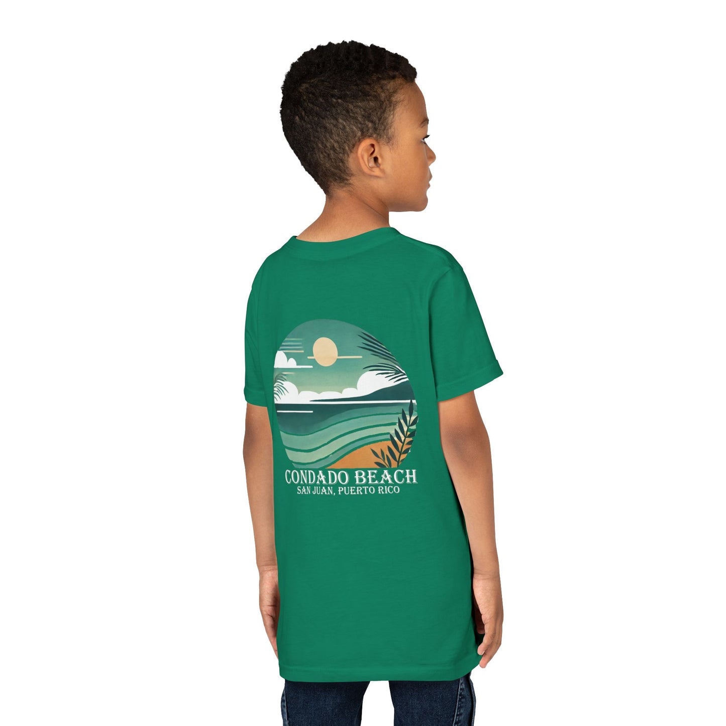 Coastal Vibes Condado Beach Unisex Youth Short Sleeve Tee