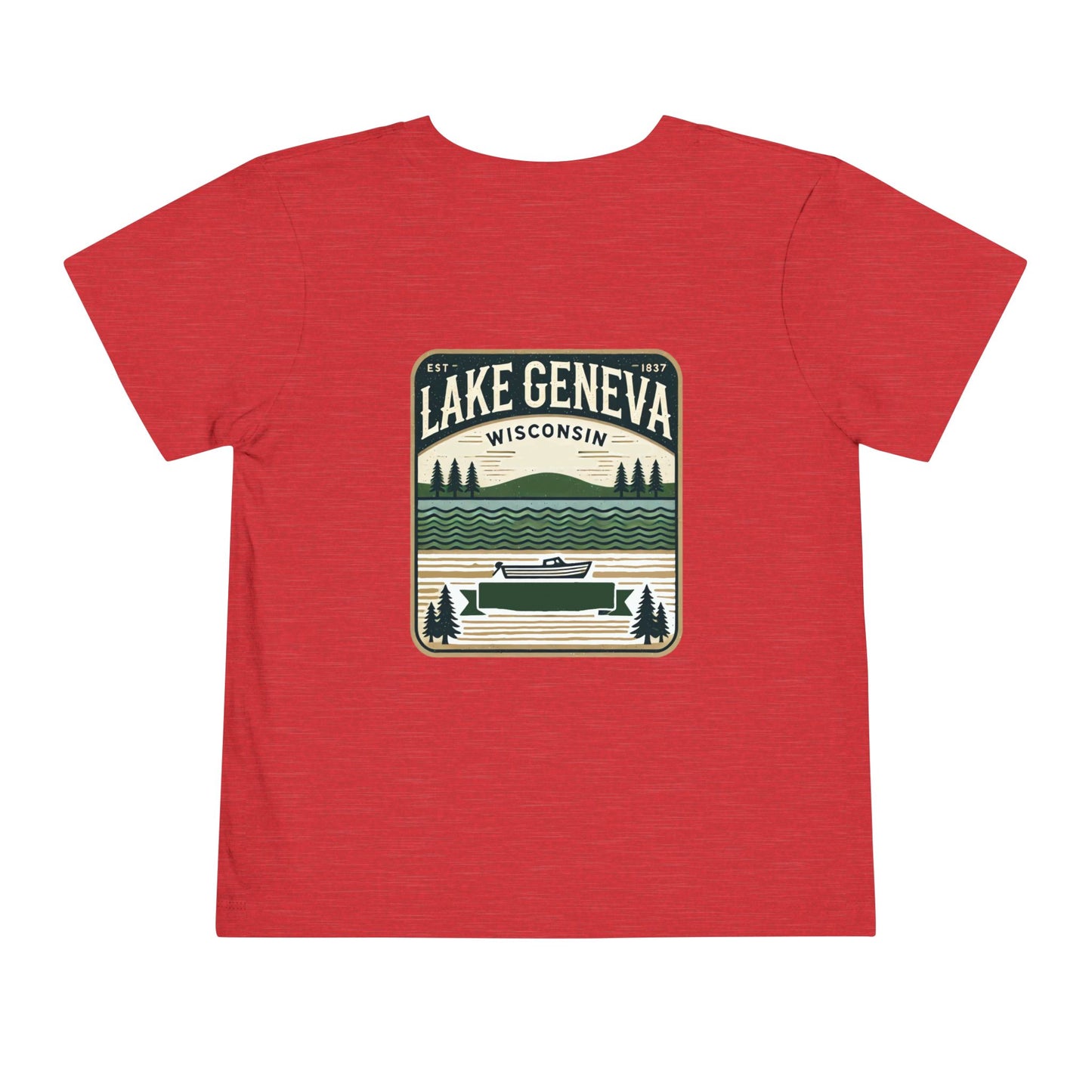 Vintage Lake Geneva Unisex Toddler Short Sleeve Tee