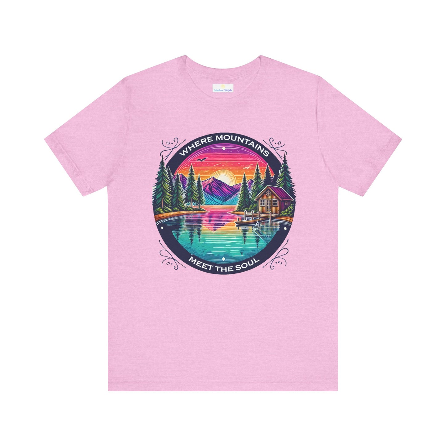 Where Mountains Meet the Soul Short Sleeve Tee