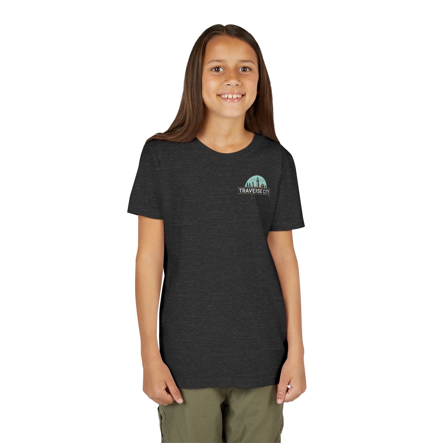 Vintage Traverse City Unisex Youth Short Sleeve Tee