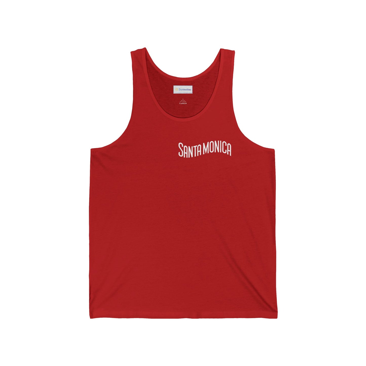 Vibrant Santa Monica Unisex Jersey Tank