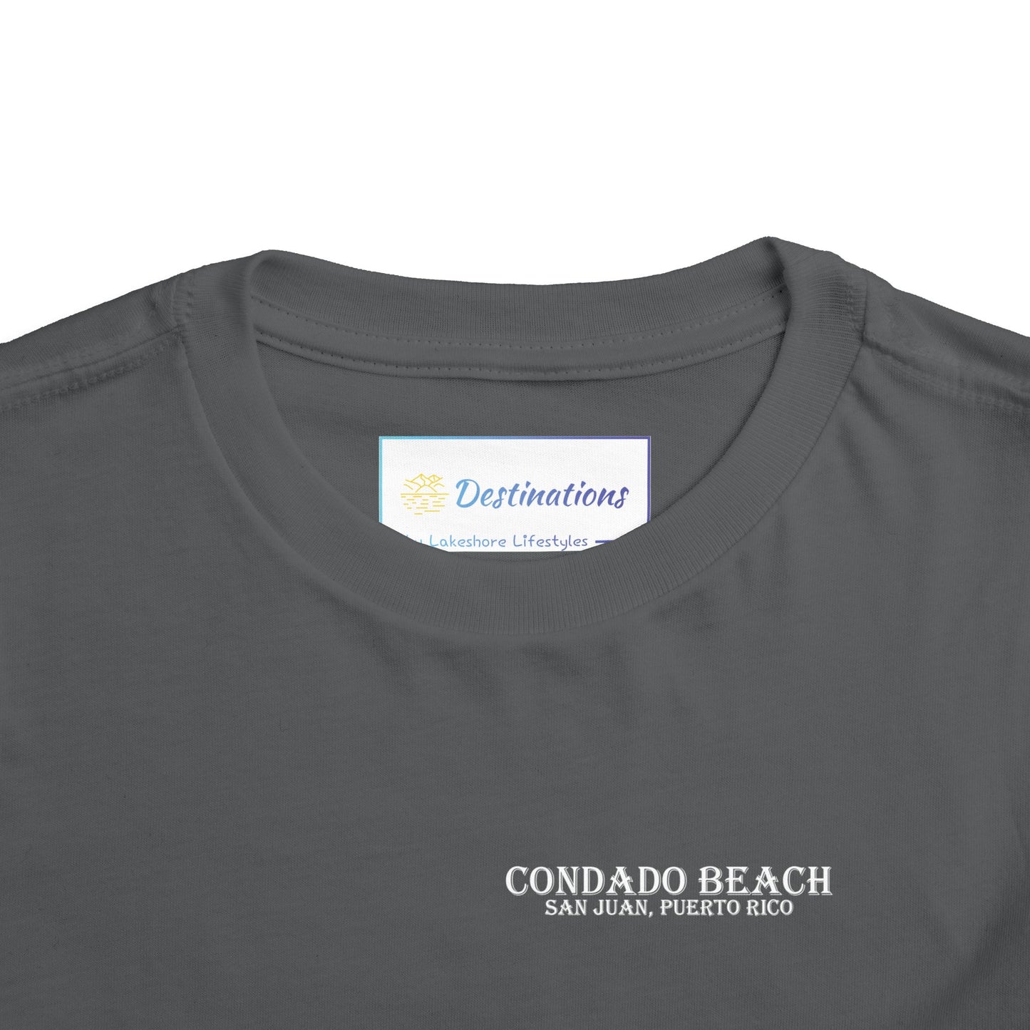 Coastal Vibes Condado Beach Unisex Toddler Short Sleeve Tee