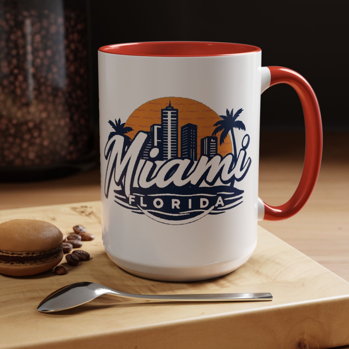 Retro Miami Accent Coffee Mug