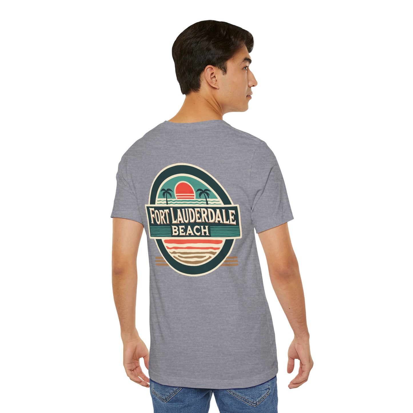 Vintage Fort Lauderdale Unisex Jersey Short Sleeve Tee