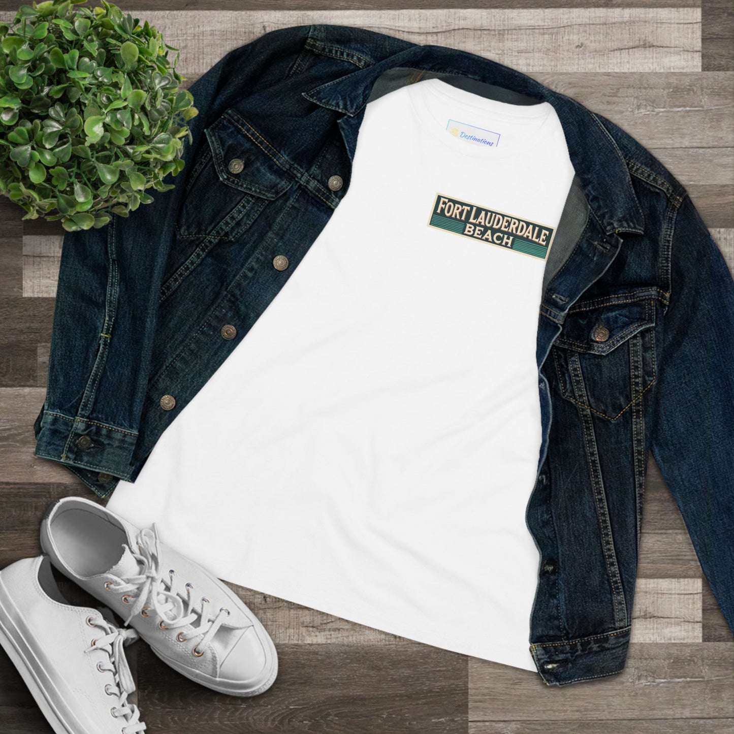Vintage Fort Lauderdale Women's Cotton Tee