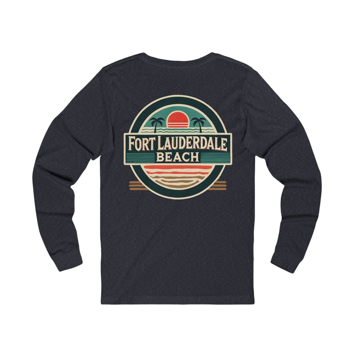 Vintage Fort Lauderdale Unisex Jersey Long Sleeve Tee