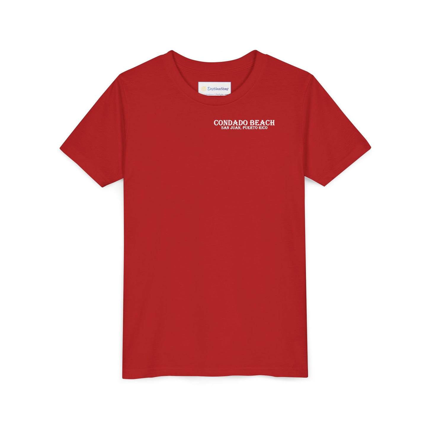 Coastal Vibes Condado Beach Unisex Youth Short Sleeve Tee