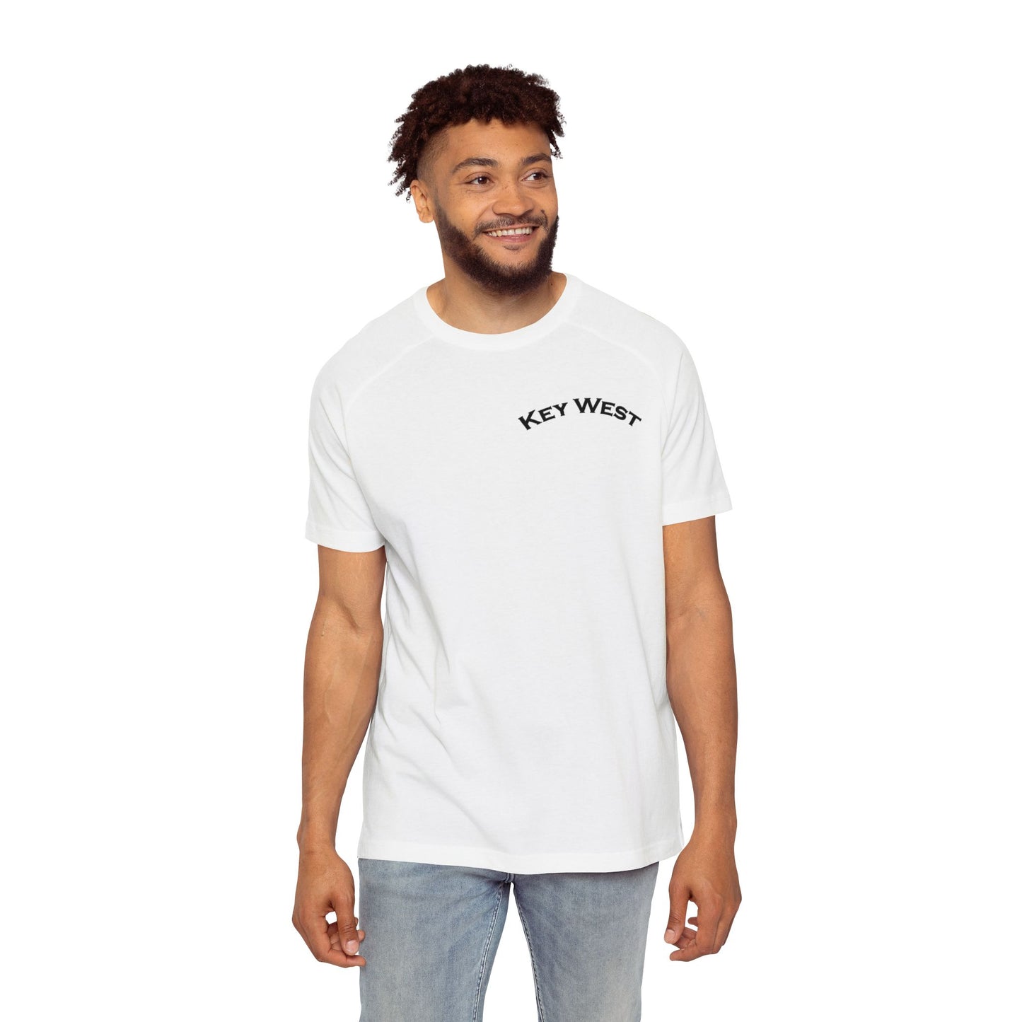 Vibrant Key West Men's Raglan T-Shirt