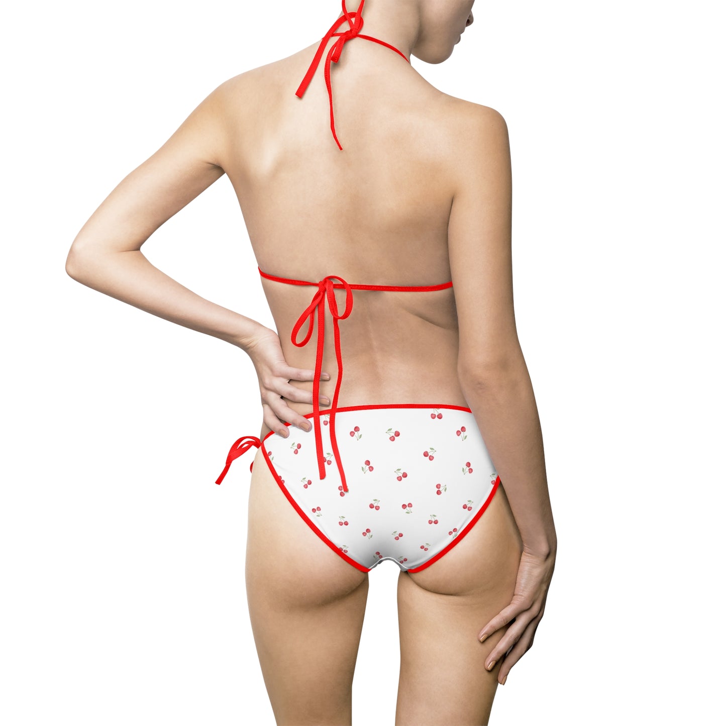 Cherry Print Two-Piece Bikini Set