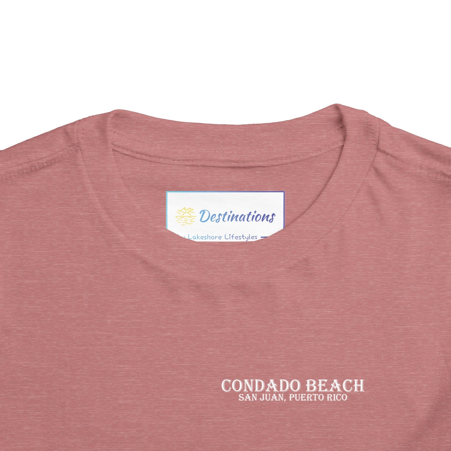 Coastal Vibes Condado Beach Unisex Toddler Short Sleeve Tee
