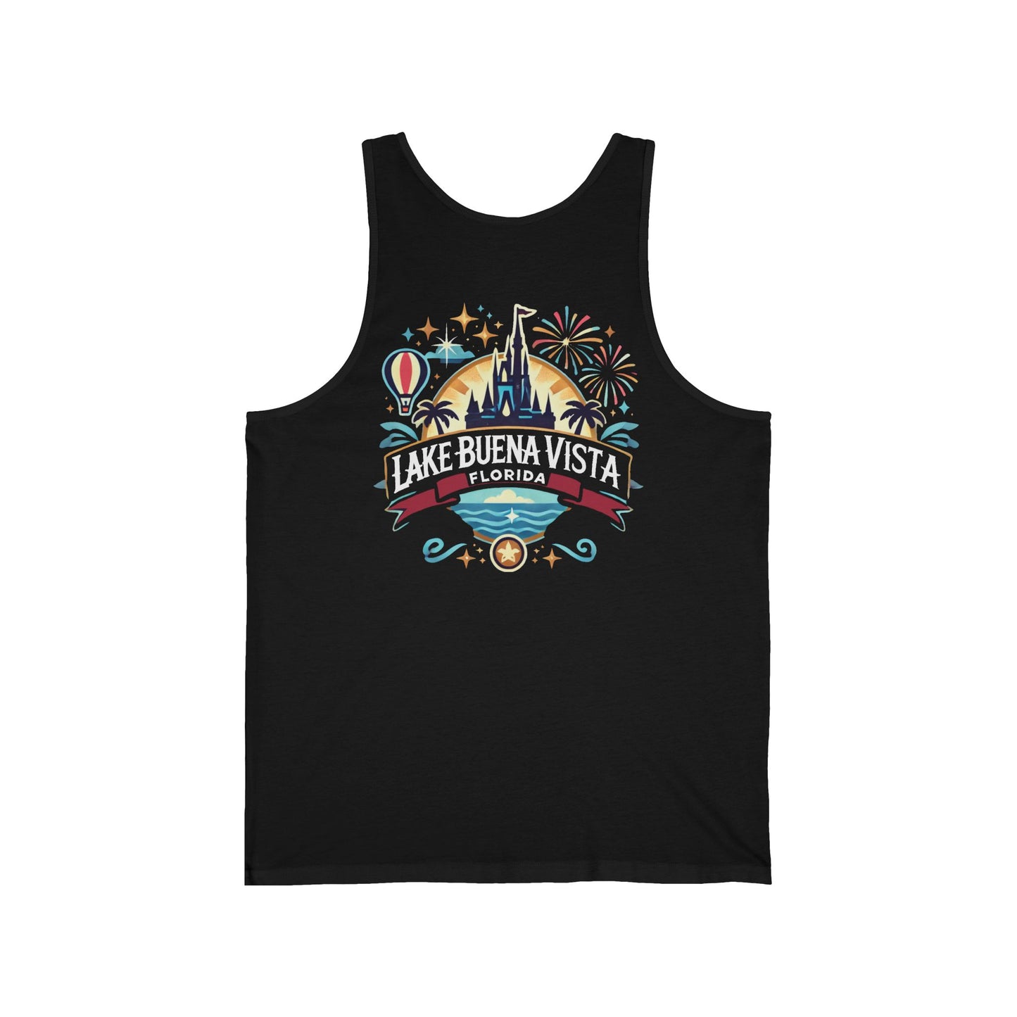 Adventurous Lake Buena Vista Unisex Jersey Tank