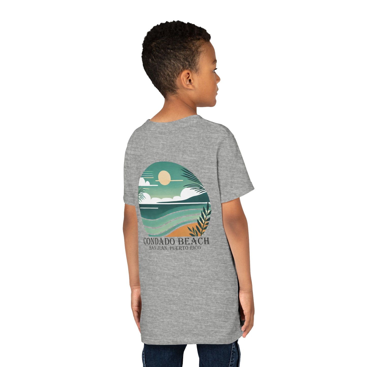 Coastal Vibes Condado Beach Unisex Youth Short Sleeve Tee