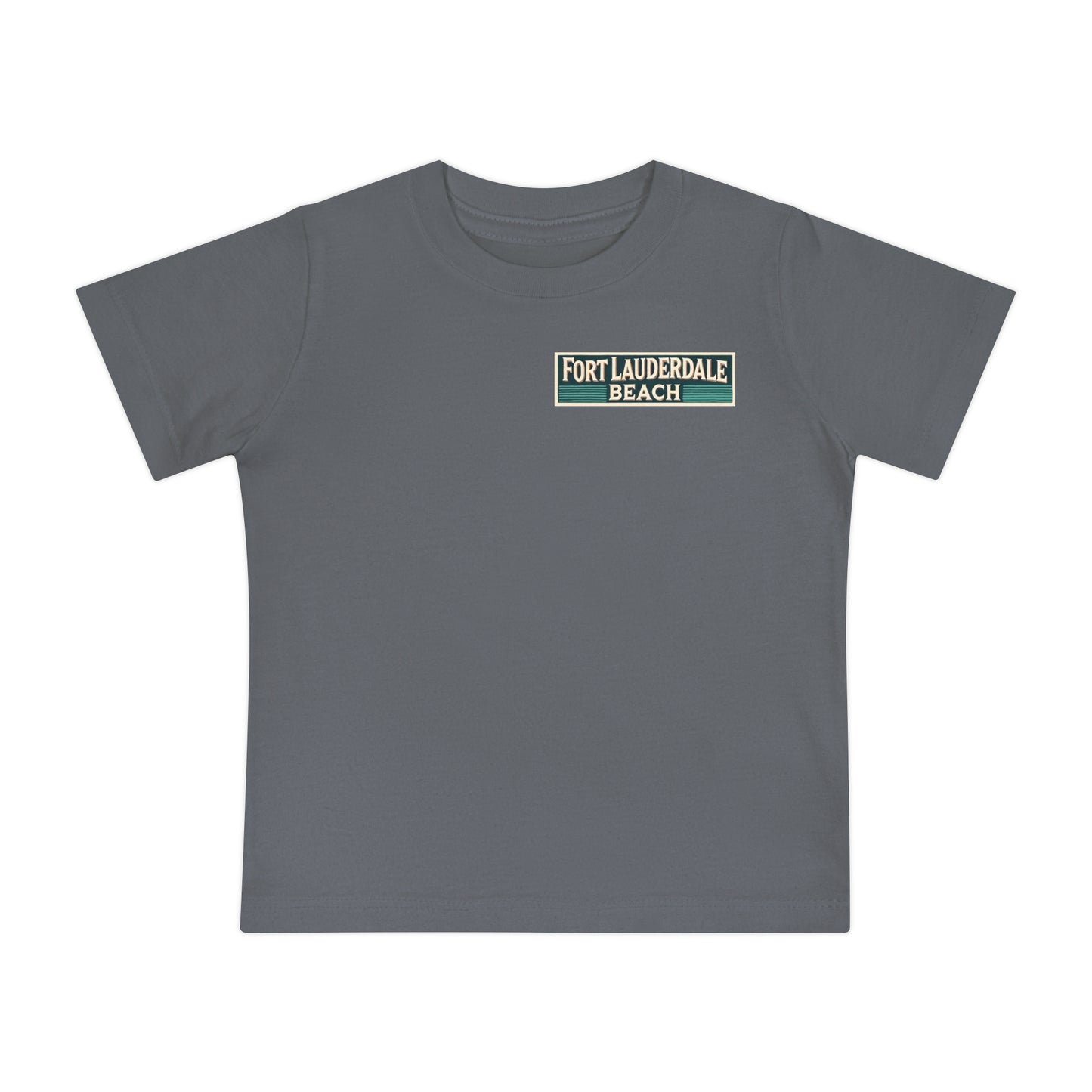 Vintage Fort Lauderdale Unisex Baby Short Sleeve T-Shirt