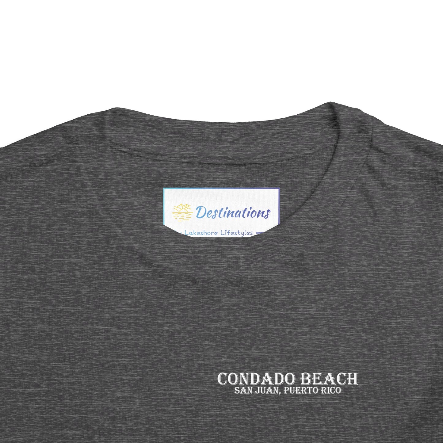 Coastal Vibes Condado Beach Unisex Toddler Short Sleeve Tee