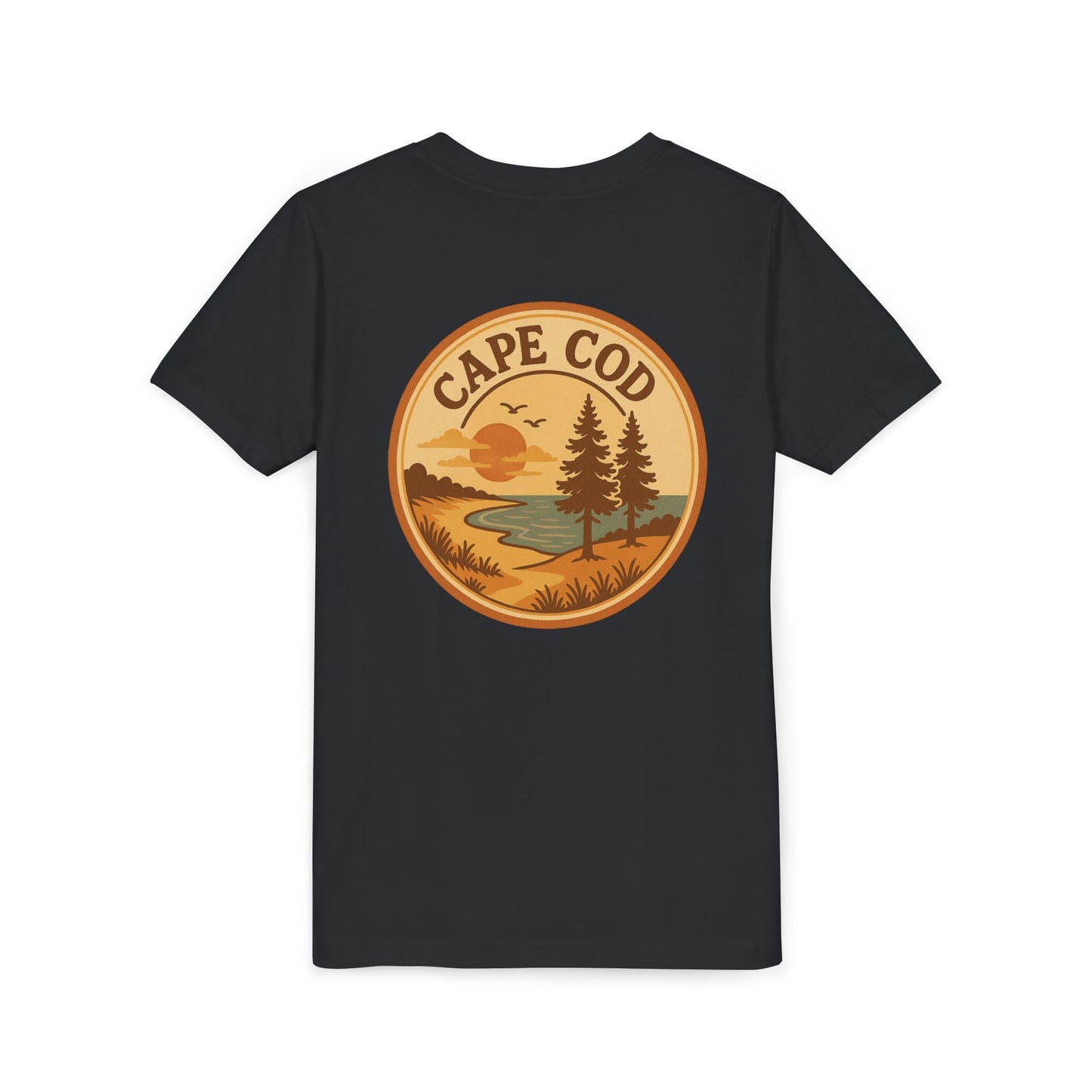 Rustic Cape Cod Unisex Youth Short Sleeve Tee