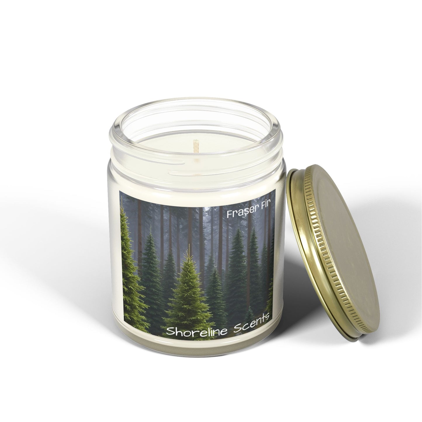 Fraser Fir Scented Coconut Apricot Wax Candle
