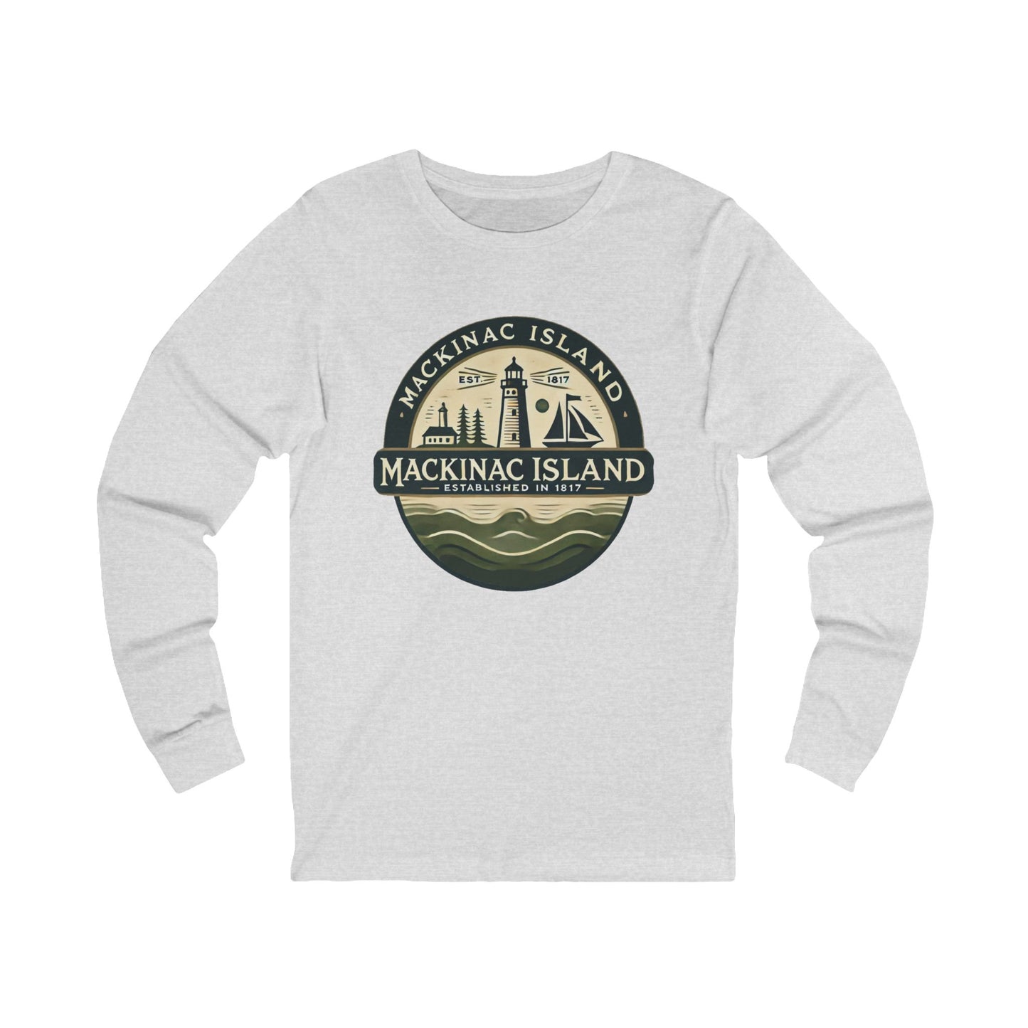 Vintage Mackinac Island Unisex Jersey Long Sleeve Tee
