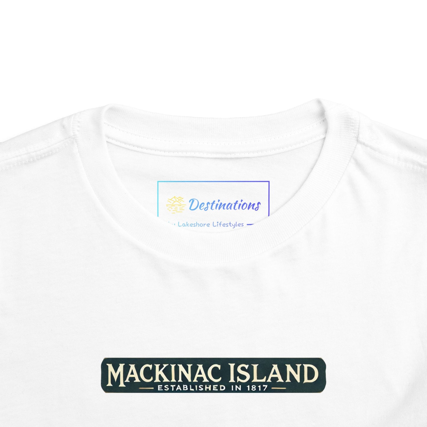 Vintage Mackinac Island Unisex Toddler Short Sleeve Tee