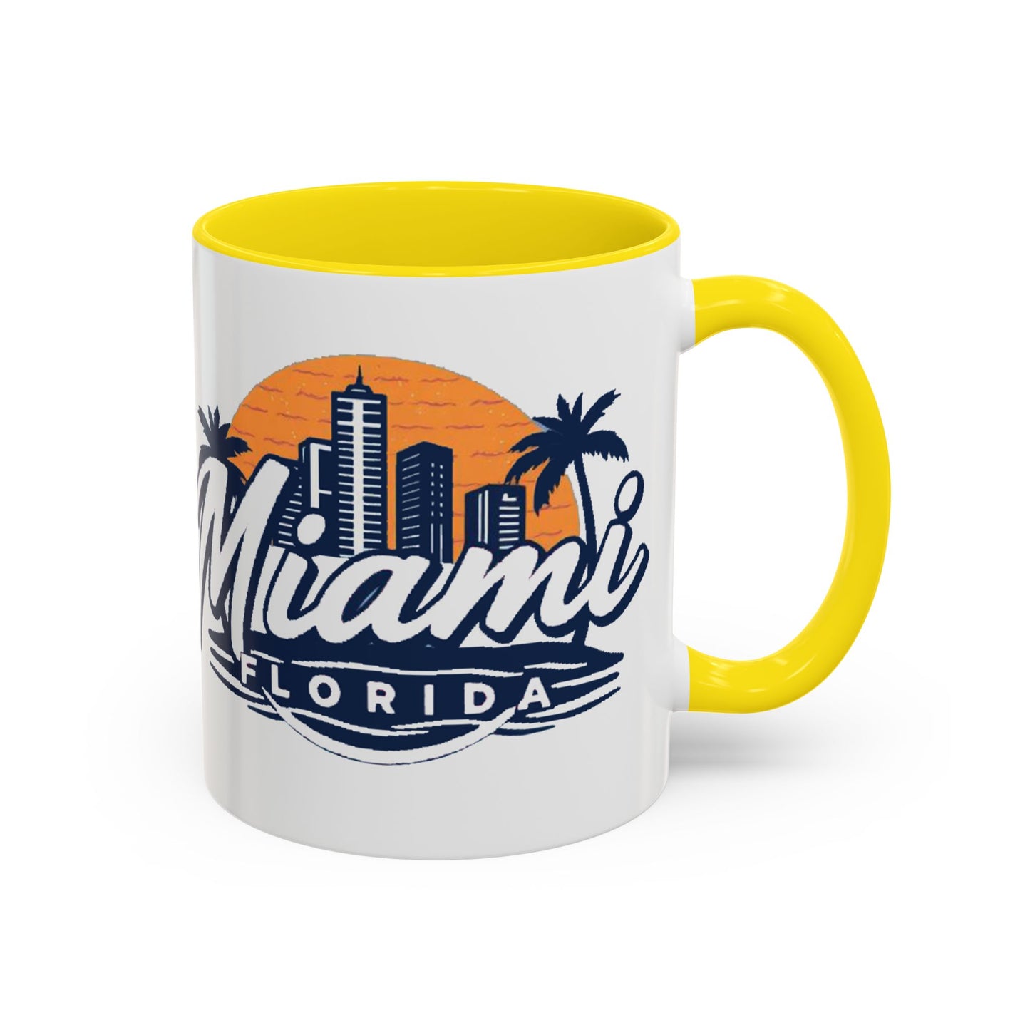 Retro Miami Accent Coffee Mug