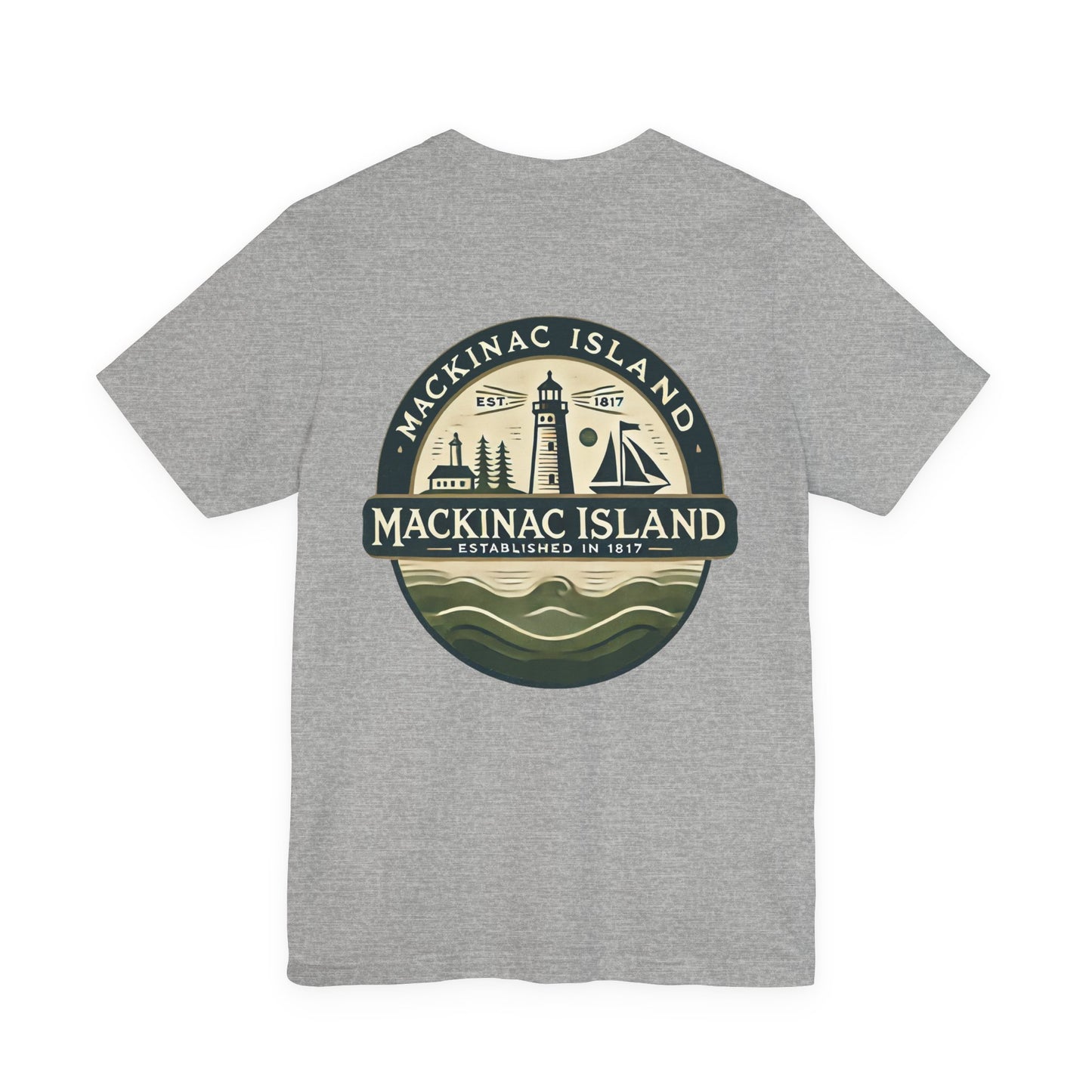 Vintage Mackinac Island Unisex Jersey Short Sleeve Tee