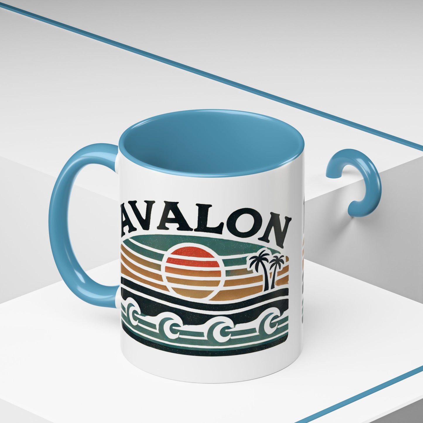 Retro Avalon Accent Coffee Mug