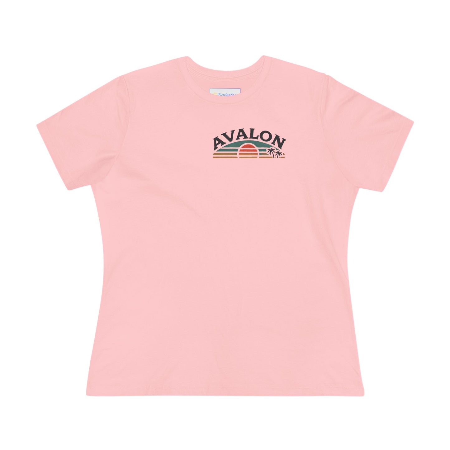 Retro Avalon Sunset Women's Cotton Tee