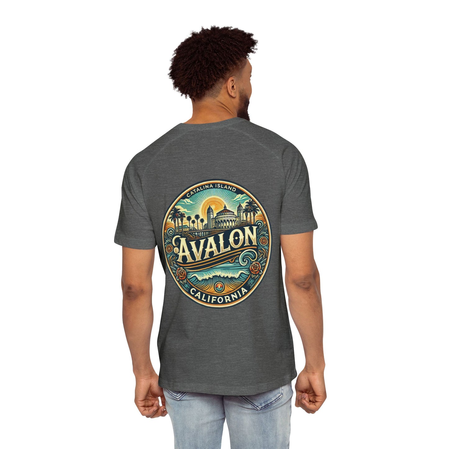 Elegant Avalon Men's Raglan T-Shirt