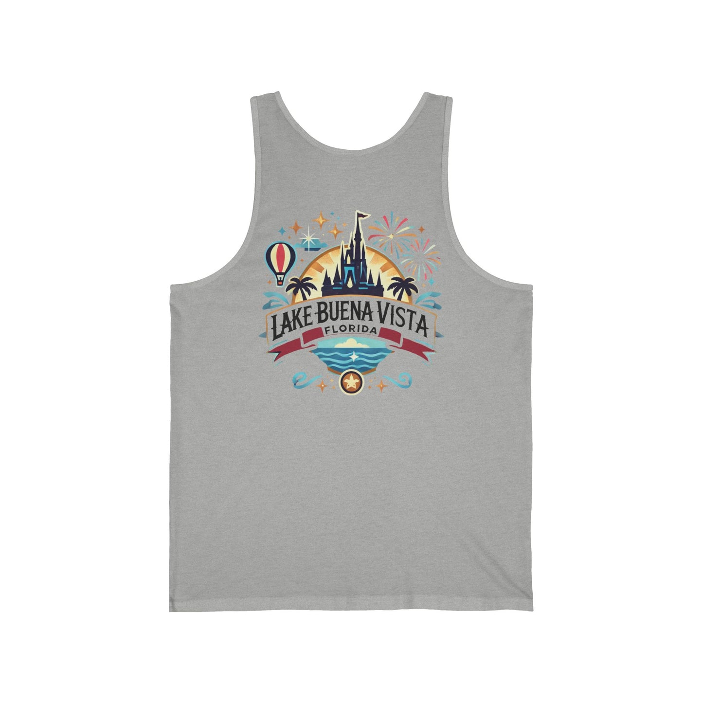 Adventurous Lake Buena Vista Unisex Jersey Tank