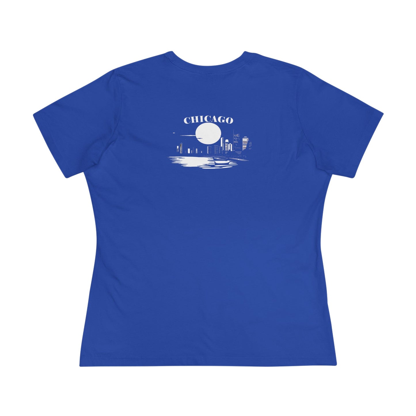 Mystery Noir Chicago Skyline Sunset Women's Cotton Tee
