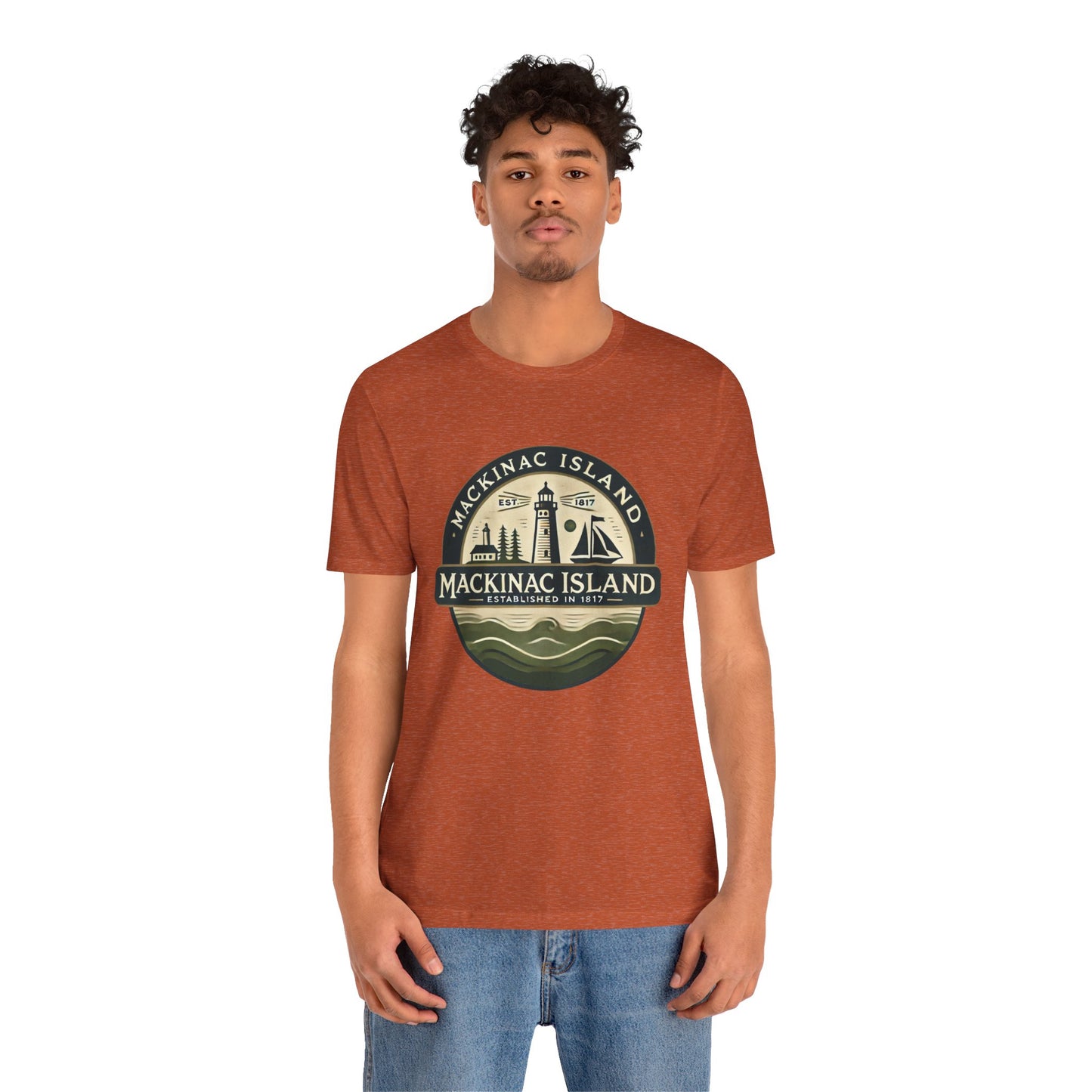 Vintage Mackinac Island Unisex Jersey Short Sleeve Tee