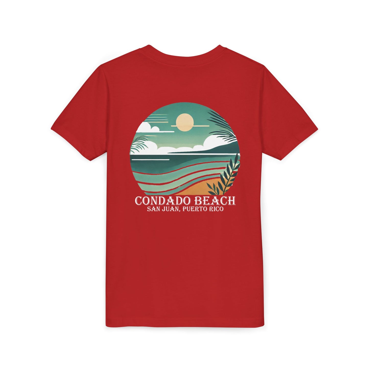 Coastal Vibes Condado Beach Unisex Youth Short Sleeve Tee