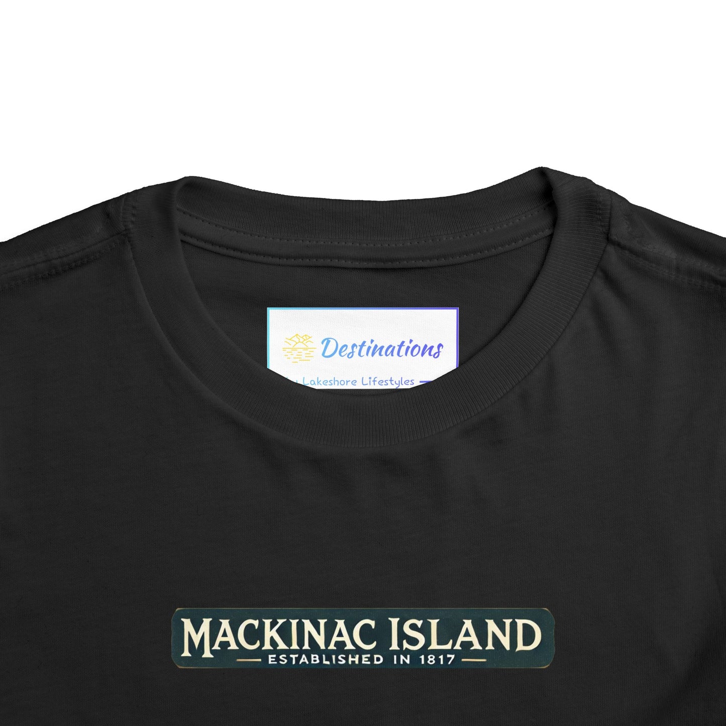 Vintage Mackinac Island Unisex Toddler Short Sleeve Tee