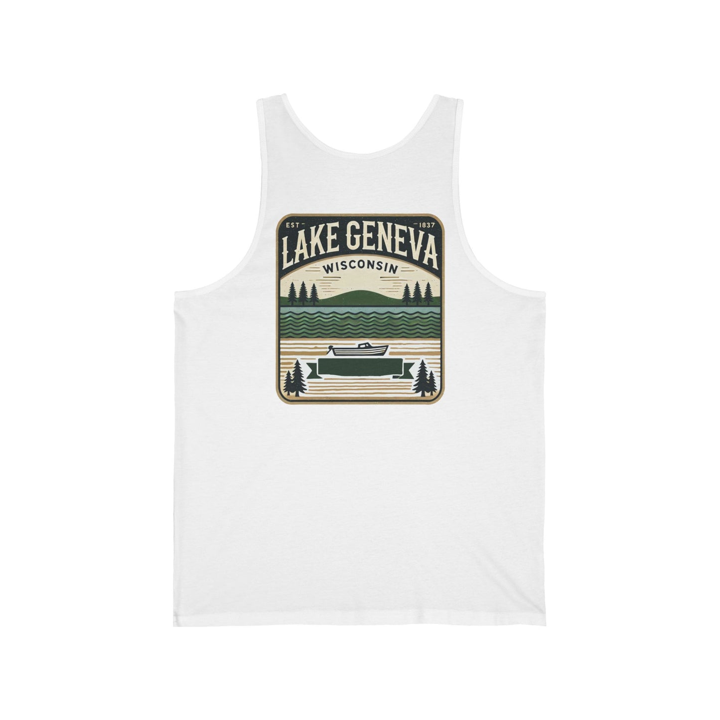 Vintage Lake Geneva Unisex Jersey Tank