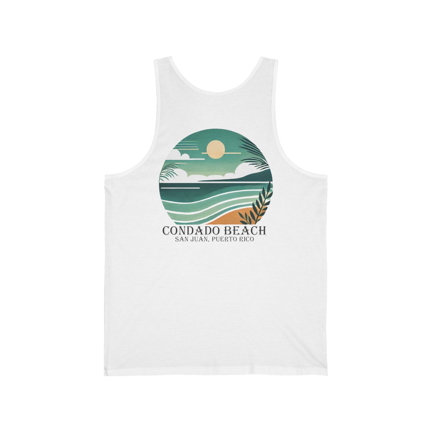Coastal Vibes Condado Beach Unisex Jersey Tank