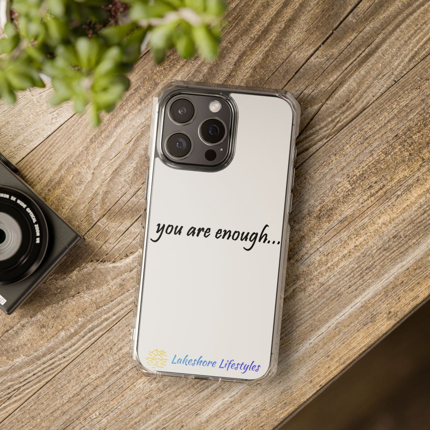 You Are Enough Magnetic Clear Impact Case