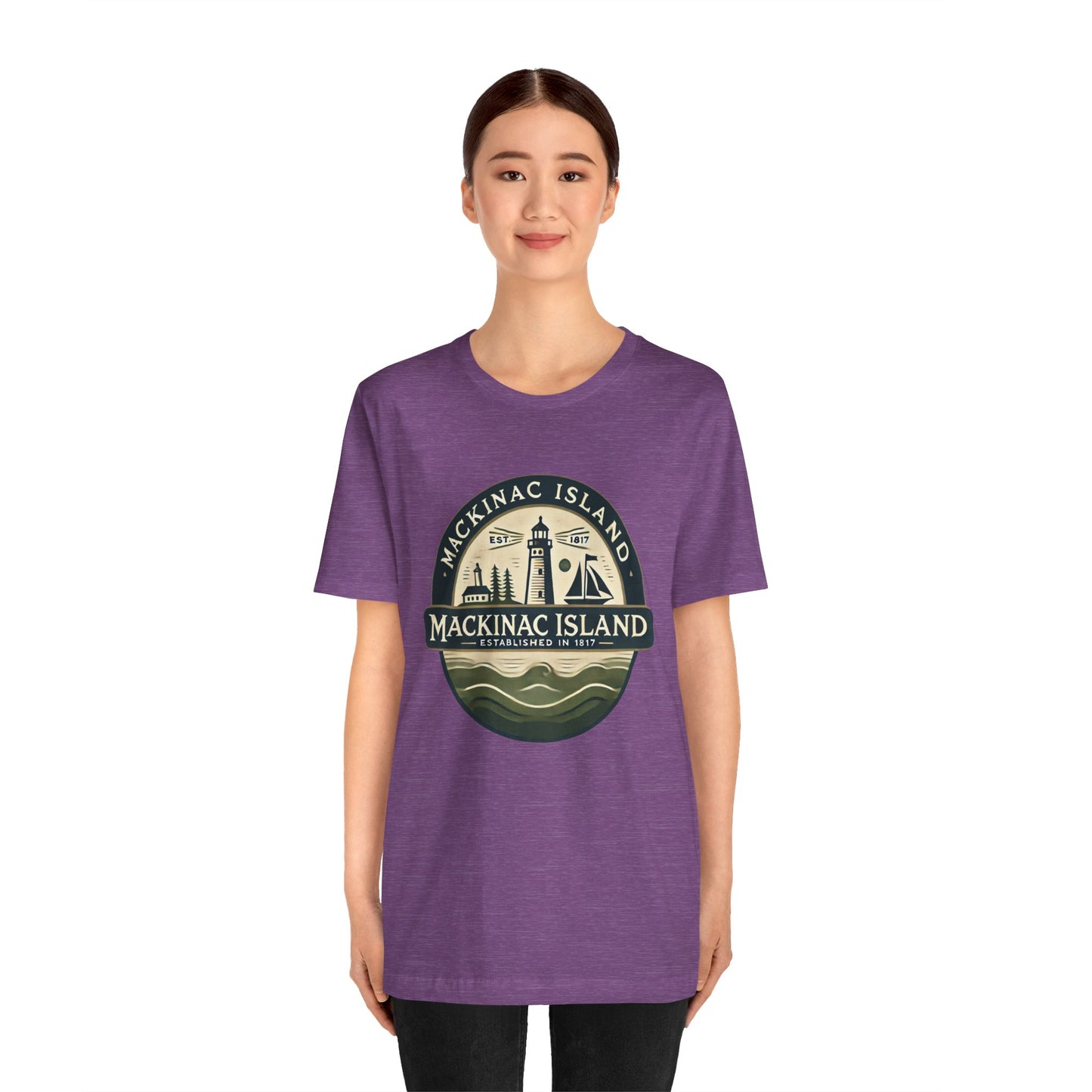Vintage Mackinac Island Unisex Jersey Short Sleeve Tee