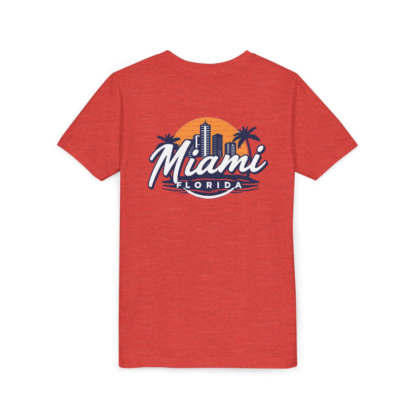 Retro Miami Unisex Youth Short Sleeve Tee