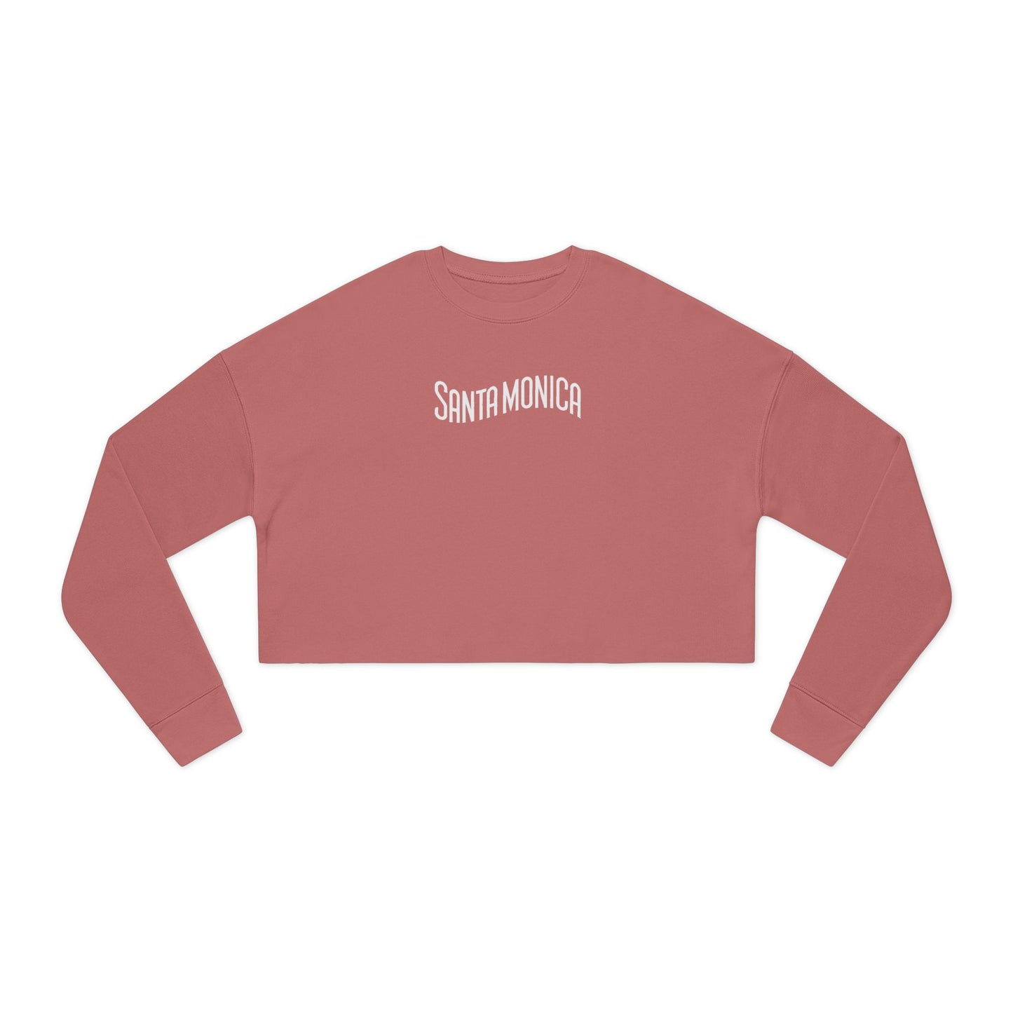Vibrant Santa Monica Women's Cropped Sweatshirt