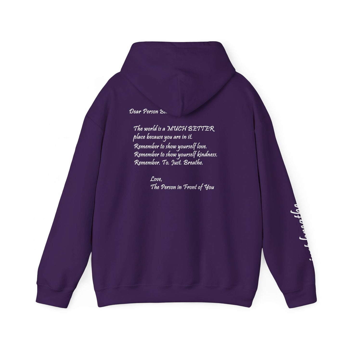 You Are Enough - Mental Health Awareness Cotton Hoodie