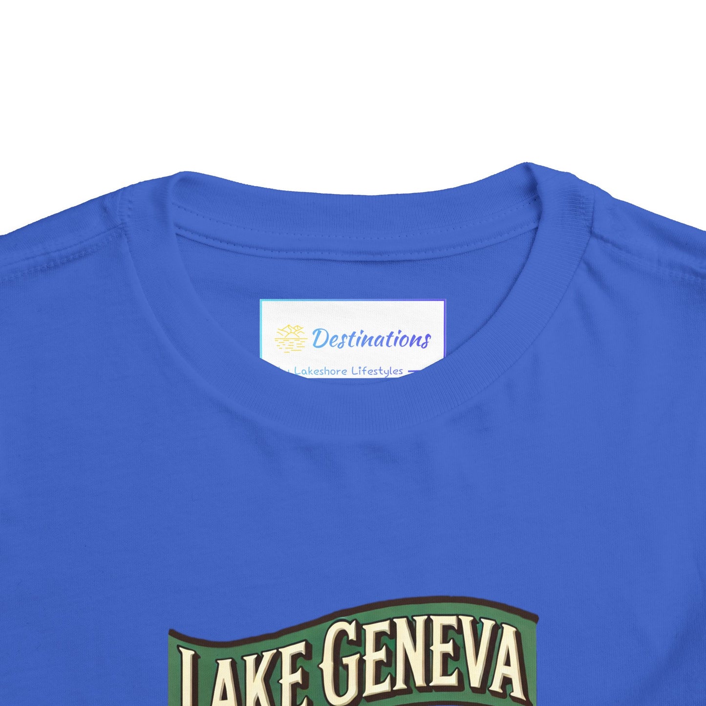 Retro Lake Geneva Unisex Toddler Short Sleeve Tee