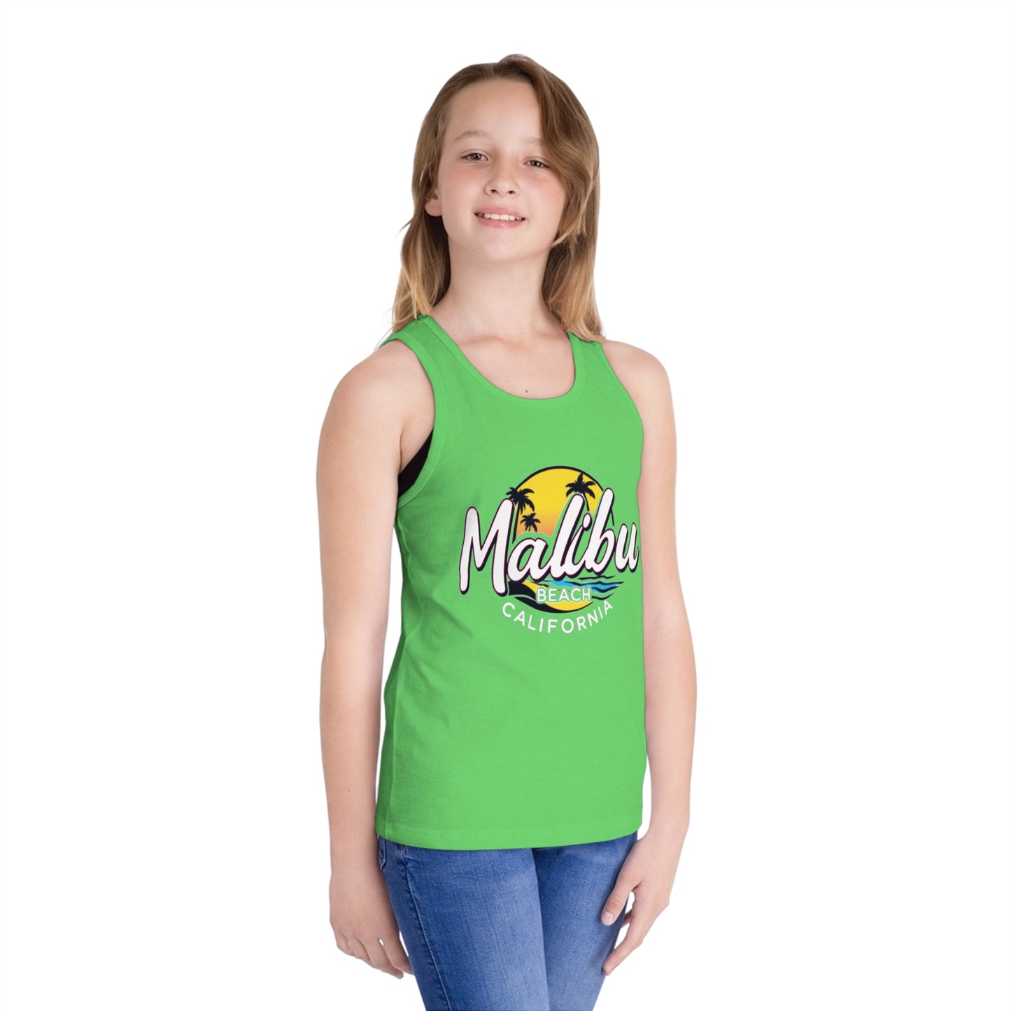 Retro Malibu Unisex Kids Jersey Tank Top